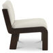 Edie White Accent Chair